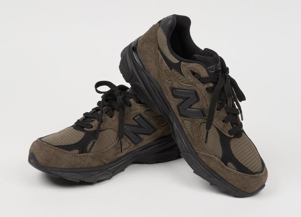 The JJJJound x New Balance 990v3 “Brown/Black” collab. - Credit: Courtesy of JJJJound