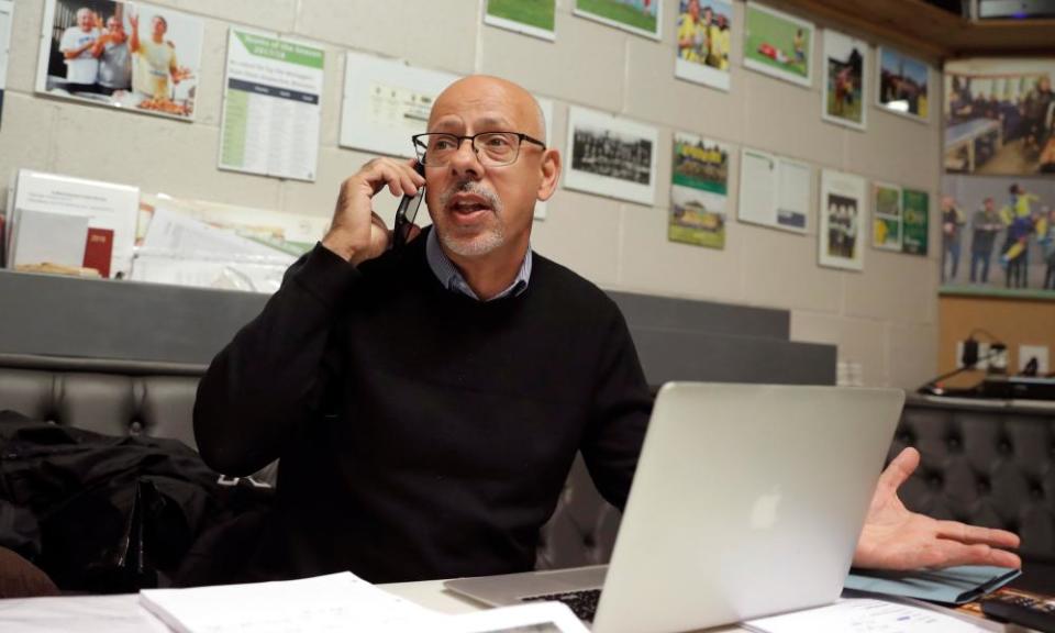 Aki Achillea, chairman and director of Haringey Borough FC.