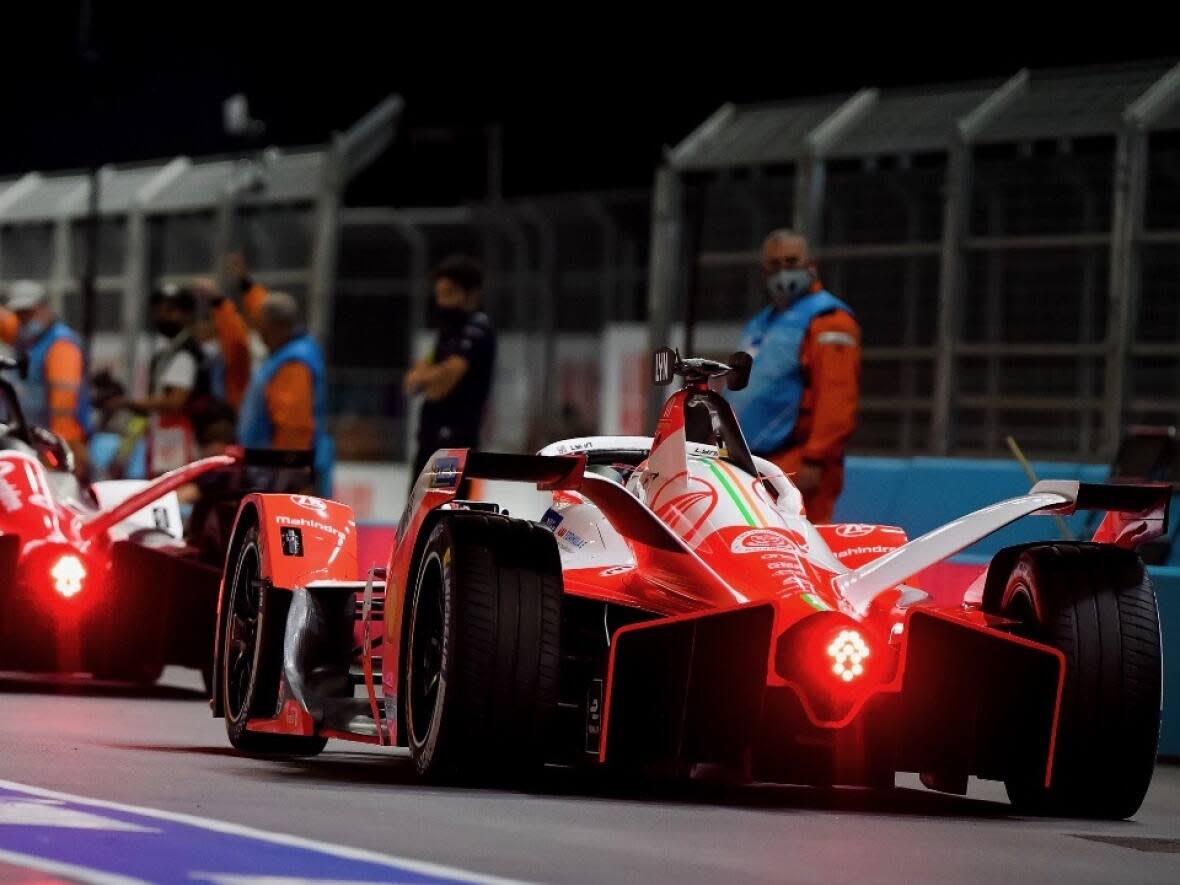 Organizers of a Formula E race that was set to take place in Vancouver over the Canada Day weekend have decided to pull the plug, cancelling the event, with the possibility of rescheduling it in 2023. (Canadian E-Fest - image credit)