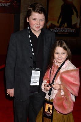 Spencer Breslin and Abigail Breslin at the LA premiere of Touchstone's National Treasure