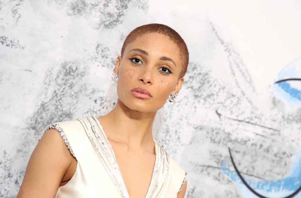 LONDON, ENGLAND - JUNE 25: Adwoa Aboah attends The Summer Party 2019 Presented By Serpentine Galleries And Chanel at The Serpentine Gallery on June 25, 2019 in London, England. (Photo by Mike Marsland/WireImage)