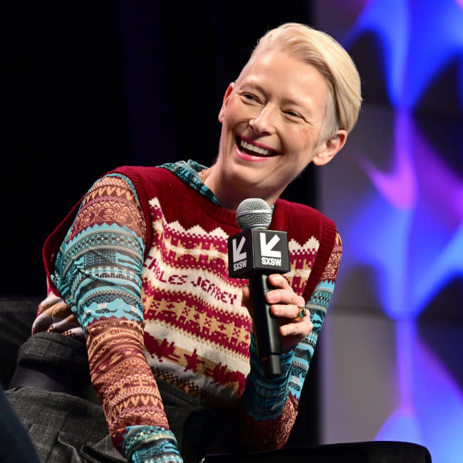 Tilda Swinton a su paso por el festival SXSW de Austin, Texas credit:Bang Showbiz