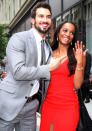 <p>After “Bachelorette” Lindsay and Abasolo were engaged in the show’s season finale, they did the usual round of TV interviews, including one at <em>AOL Live</em>. Now they’re free to live happily ever after, just like all the other <em>Bachelor </em>couples. Oh, wait… (Photo: RW/MediaPunch/IPX) </p>