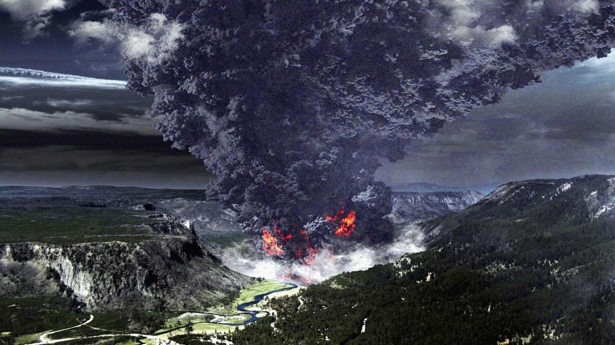 Nur, weil niemand gerne darüber redet, heißt das nicht, dass die Gefahr durch Supervulkane nicht ganz real ist. (Filmbild: ddp)