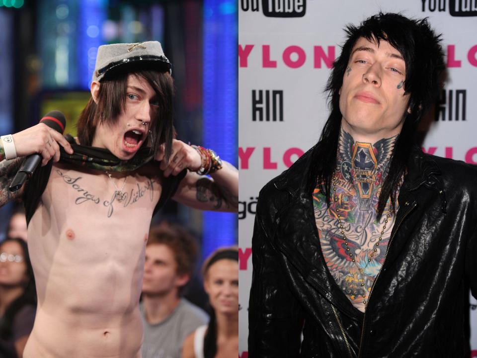 trace cyrus tattoos before and after