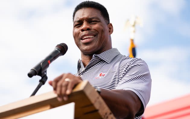 Republican Herschel Walker has turned out to be one of the party's most controversial candidates this cycle. (Photo: Elijah Nouvelage/Getty Images)