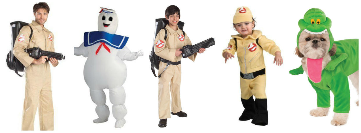 Ghostbusters Family Halloween Costumes
