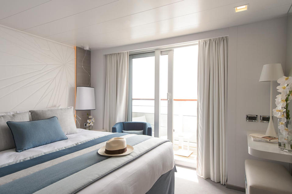 A room aboard the PONANT ship.