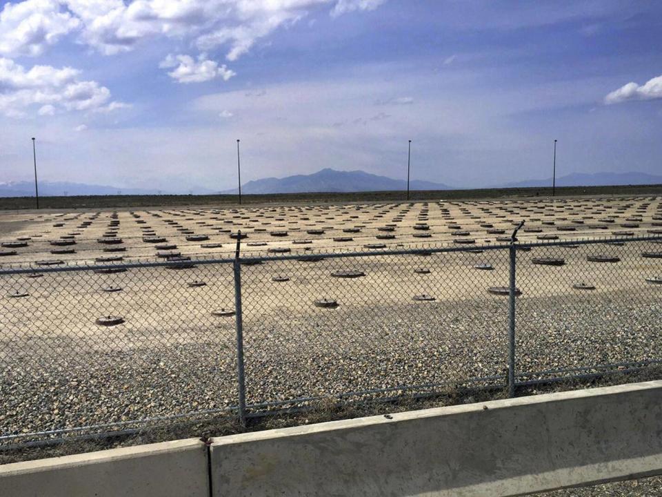 Nuclear waste is stored in underground containers at the Idaho Nation (AP Photo/Keith Ridler)