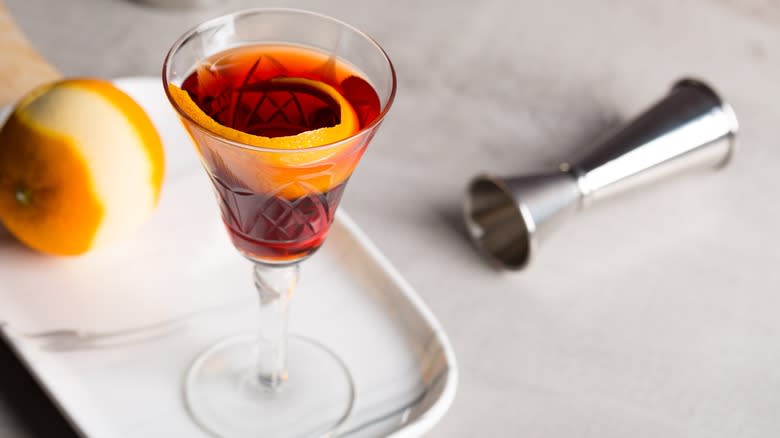 Boulevardier cocktail