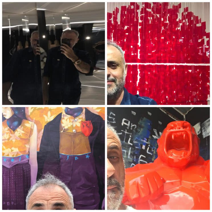 Las selfies de Rial en Miami. – Fotos: Instagram/jrial