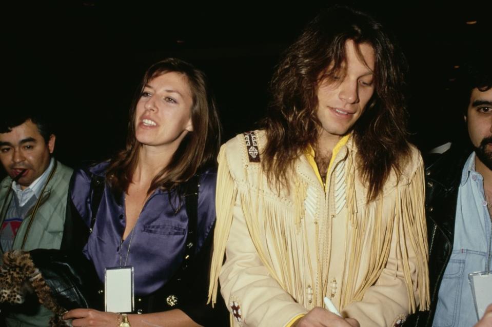 Jon Bon Jovi and Dorothea Hurley in 1990. Getty Images