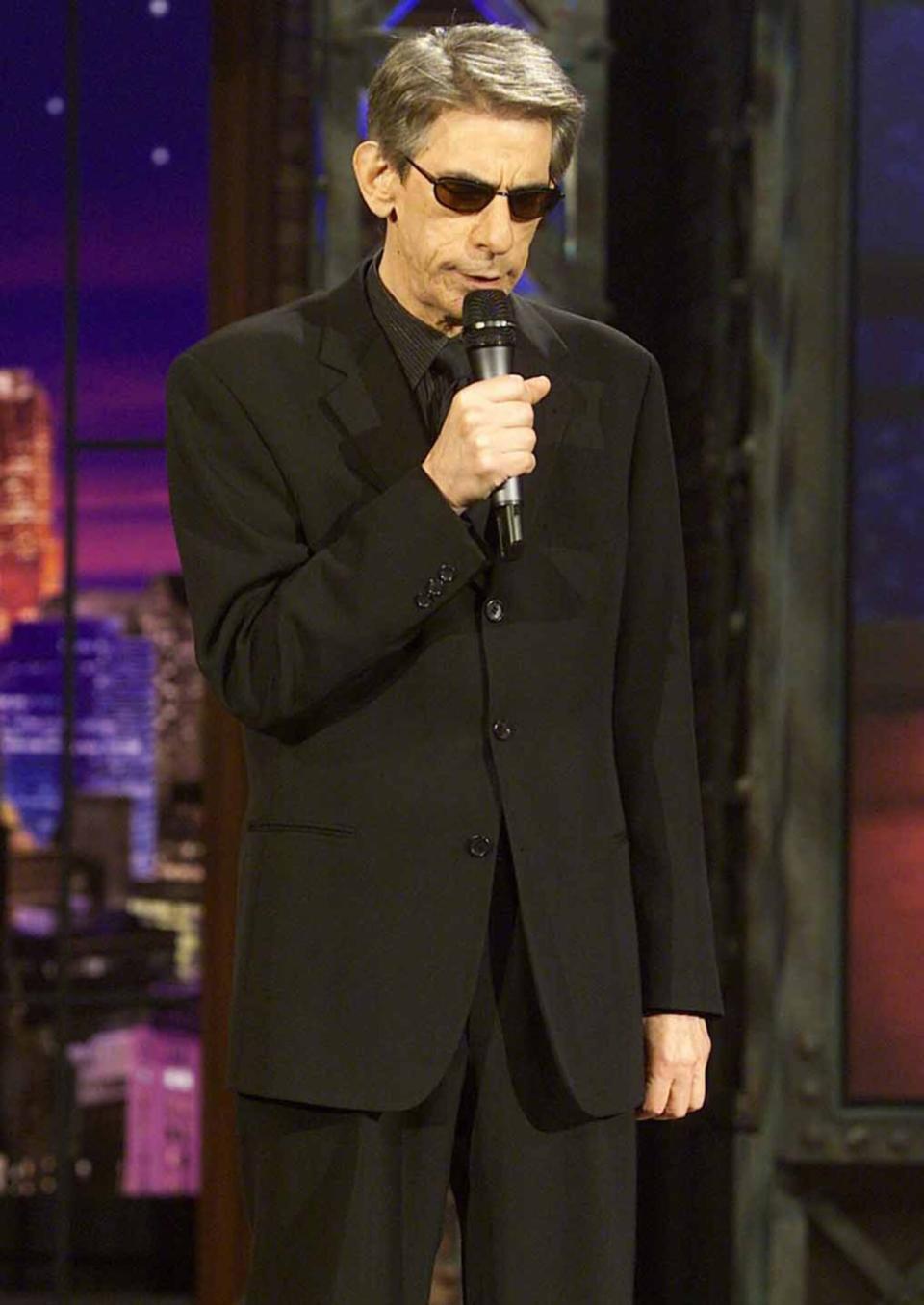 THE TONIGHT SHOW WITH JAY LENO -- Episode 2497 -- Pictured: Comedian Richard Belzer during a stand up segment on May 9, 2003