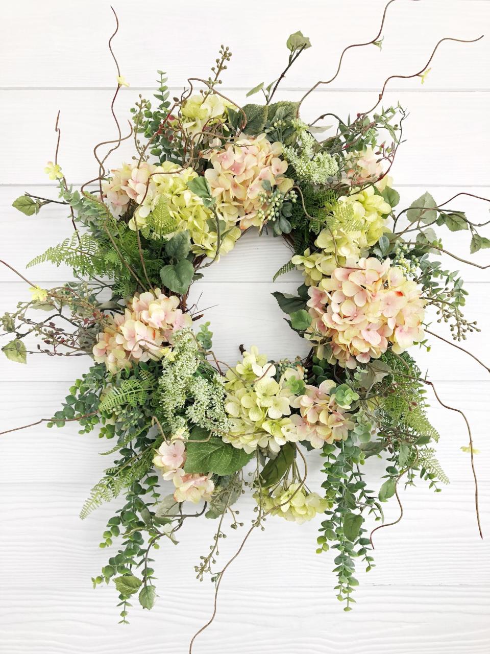 <p><a href="https://go.redirectingat.com?id=74968X1596630&url=https%3A%2F%2Fwww.etsy.com%2Flisting%2F590687828%2Fspring-wreath-summer-wreath-pink-and&sref=https%3A%2F%2Fwww.elledecor.com%2Fshopping%2Fg21206683%2Fsummer-wreaths%2F" rel="nofollow noopener" target="_blank" data-ylk="slk:Shop Now;elm:context_link;itc:0;sec:content-canvas" class="link ">Shop Now</a></p><p>Pink and Green Hydrangea Wreath</p><p>etsy.com</p><p>$213.75</p>