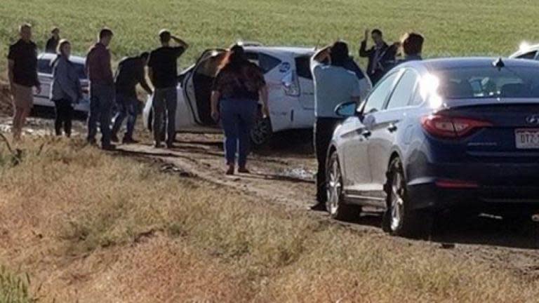 Dozens of cars got stuck in mud after being rerouted by Google Maps to an obscure road near Denver International Airport. After a car crash caused long traffic wait, Google's GPS app rerouted some drivers to East 64th Avenue in Aurora. This new route was supposed to take half the time. The first few minutes on the road were fine, but then, 64th Avenue turned into a dirt road. After a few days of rain, the road had become mud. When Connie Monsees, who was going to pick up her husband at the airport, saw dozens of cars stuck one after the other, not able to move, it was already too late. the road is narrow, so there was no turning back. "That's when I thought, this was a bad idea," Monsees told ABC7NY. She has all-wheel drive, so she was one of the lucky ones able to make it out the mud. She took with her two people who asked for a ride.“I tore up the inside passenger wheel well for my tire, but it’s not that big of a deal compared to some other people who really tore their cars up and got themselves stuck out there,” she said.According to ABC7NY, the road is privately-owned and maintained. Following the incident, the road was closed to the public.It's unclear why the GPS redirected the cars on that road.