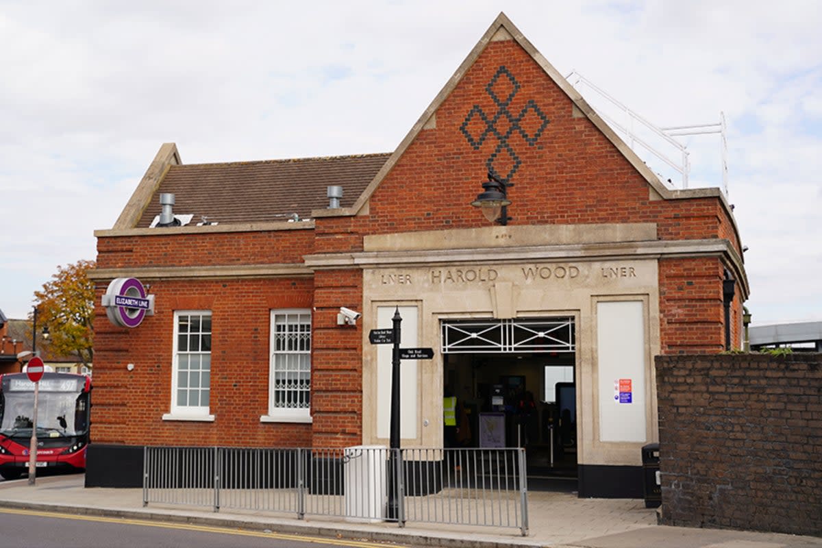 The Harold Wood Elizabeth line station  (Crossrail)