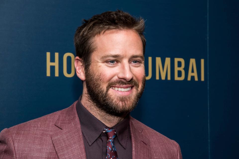 Armie Hammer, photographed in 2019 at a screening of "Hotel Mumbai" in New York, last acted in "Death on the Nile" released February 2022.