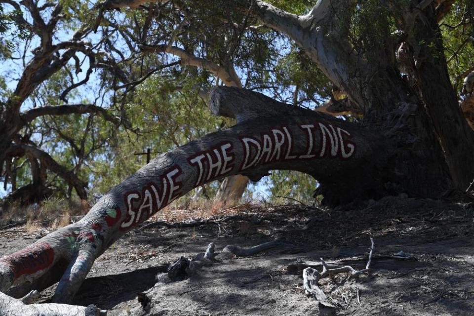 ‘It’s fed us, and looked after us, and we really respect it,’ says Badger Bates of the Darling river.