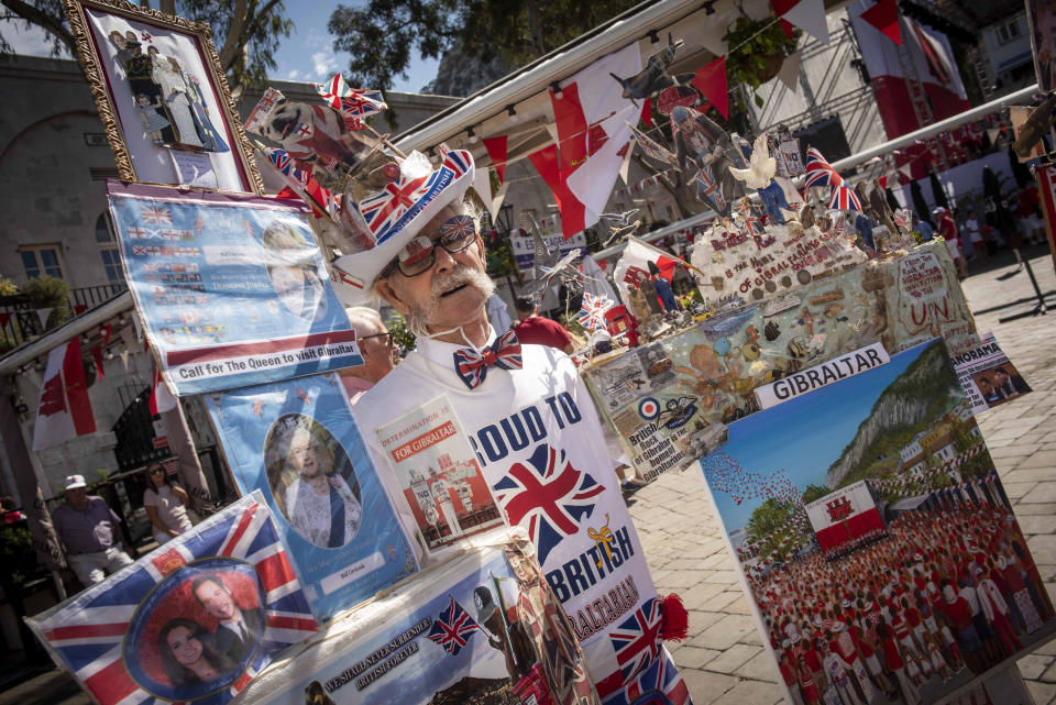 APTOPIX Gibraltar National Day