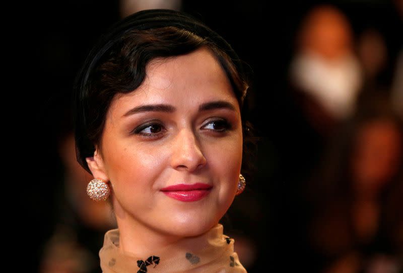 FILE PHOTO: Cast member Taraneh Alidoosti poses on the red carpet ahead of the screening for the film "Forushande" (The Salesman) in competition at the 69th Cannes Film Festival in Cannes