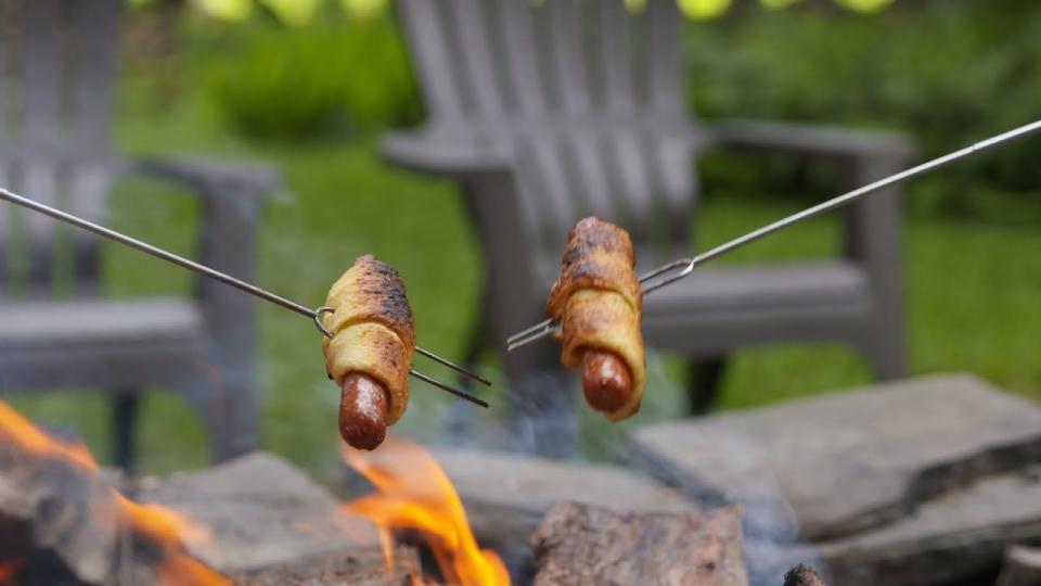 campfire pigs in a blanket