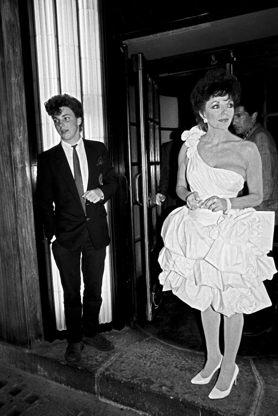 Star power: the likes of  Joan Collins were regular at Langan’s in its heyday (Richard Young / Rex Features)