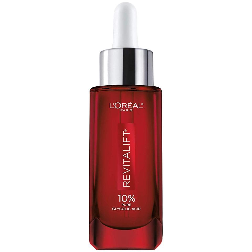 6) L’Oreal Revitalift Derm Intensives 10% Pure Glycolic Acid Serum