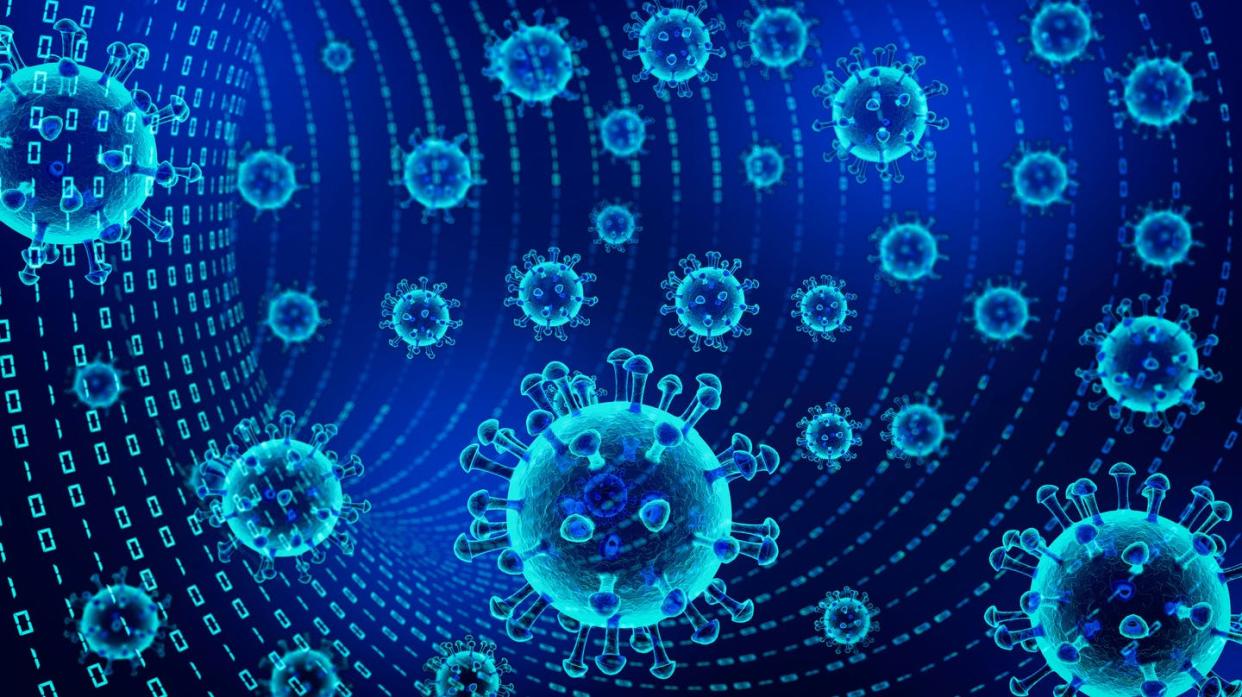 <span class="caption">Artificial intelligence can do what humans can't – connect the dots across the majority of coronavirus research.</span> <span class="attribution"><a class="link " href="https://www.gettyimages.com/detail/photo/coronavirus-royalty-free-image/1215382103?adppopup=true" rel="nofollow noopener" target="_blank" data-ylk="slk:baranozdemir/E+ via Getty Images;elm:context_link;itc:0;sec:content-canvas">baranozdemir/E+ via Getty Images</a></span>