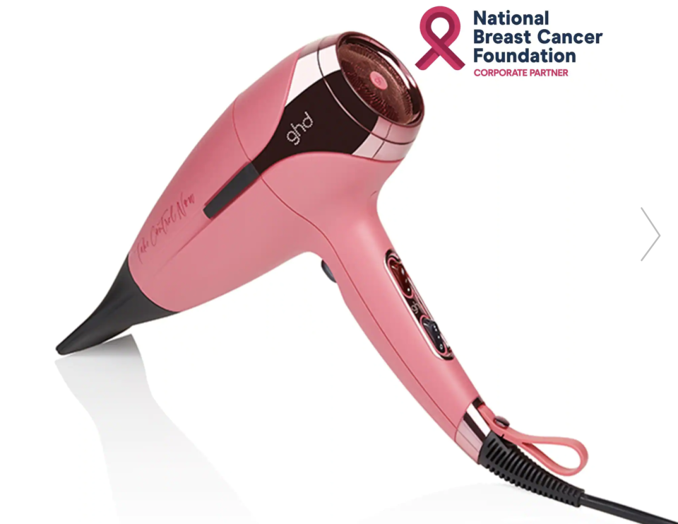 limited edition hair dryer in rose pink, $305,