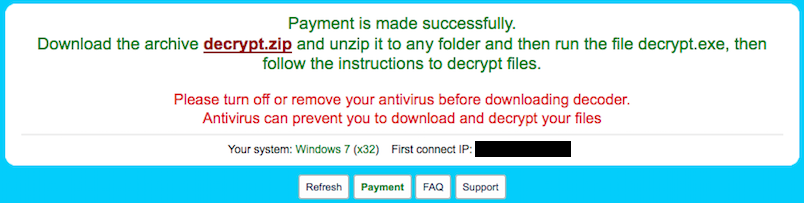 cryptowall screenshot ransomware