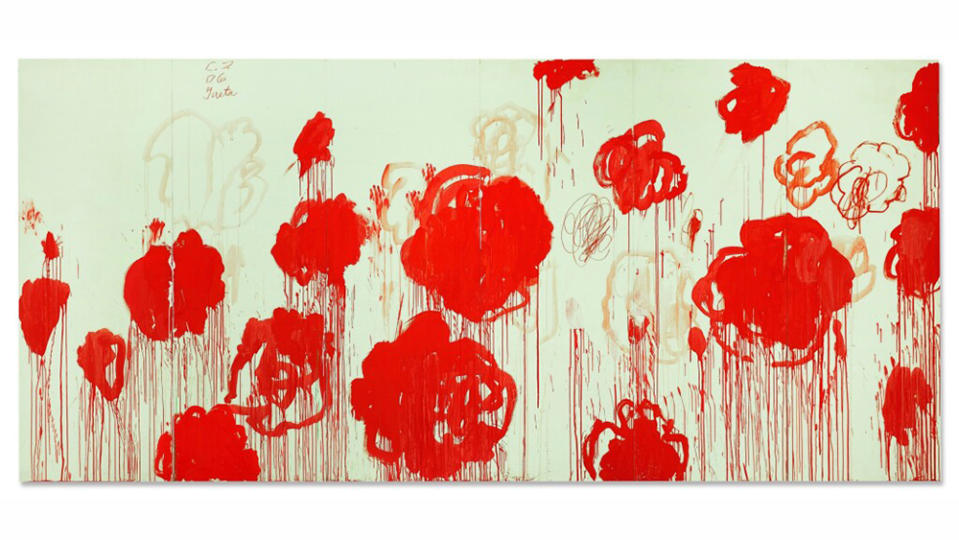 Cy Twombly, Untitled, 2007. - Credit: Sotheby's