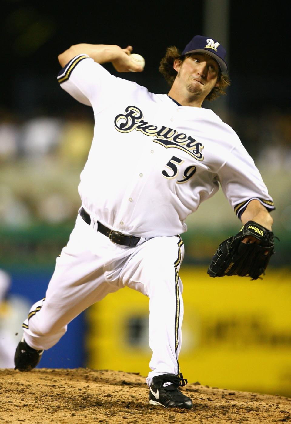 Derrick Turnbow of the Milwaukee Brewers pitches against the American League All-Stars during the 77th MLB All-Star Game at PNC Park on July 11, 2006 in Pittsburgh.