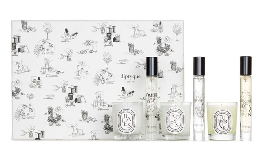 Floral Candle & Eau de Toilette Set, $72