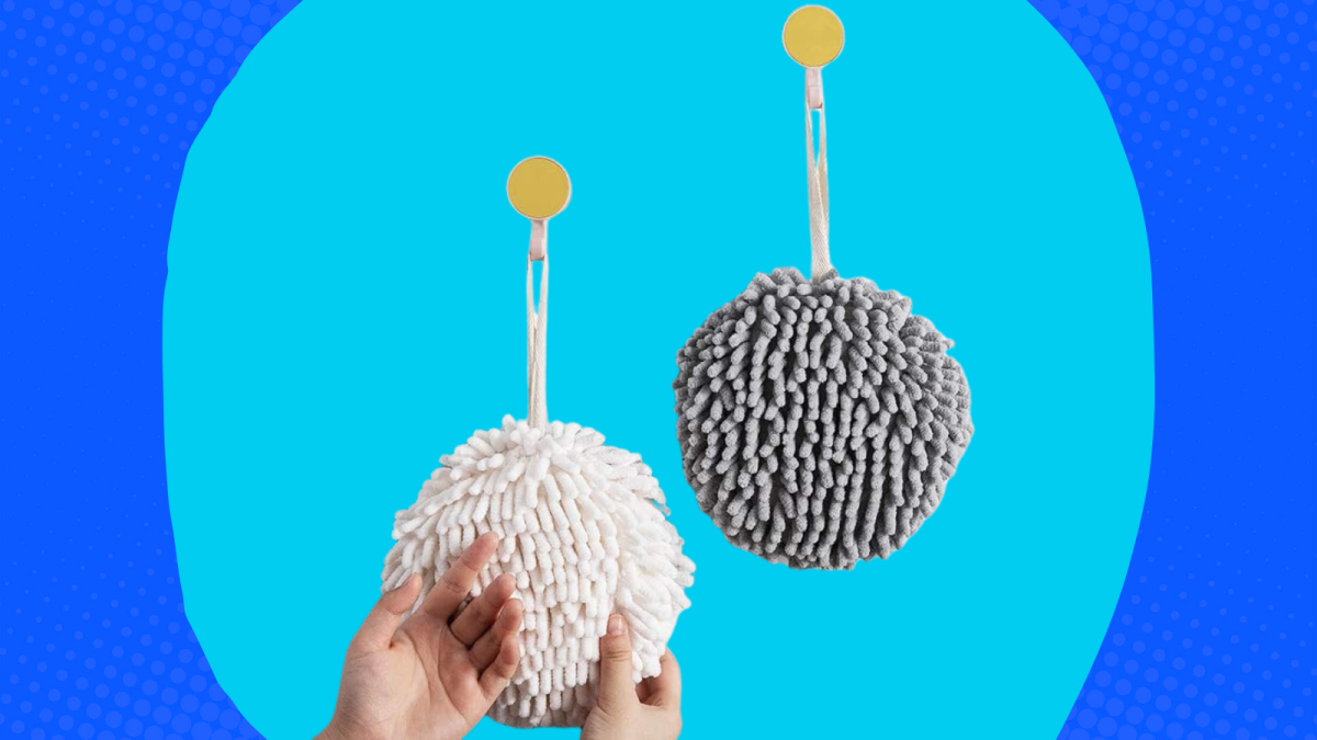 These Viral Hairball Hand Towels Are Chic, Quick-Dry, and Only  a Pair