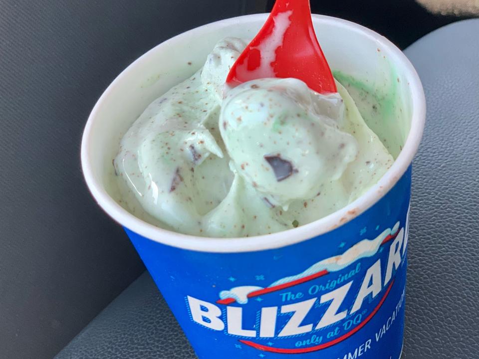 Girl Scout Thin Mints Blizzard