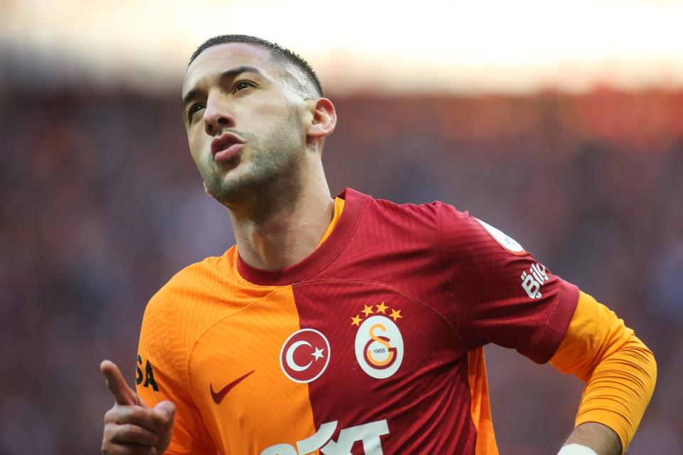 Impressive loan: Chelsea winger Hakim Ziyech has enjoyed a fruitful season at Galatasaray (Getty Images)
