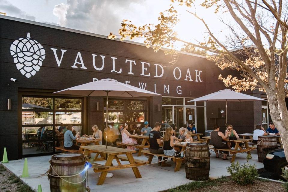 Enter a pumpkin-carving or puppy costume contest at Vaulted Oak Brewing’s Halloween party.