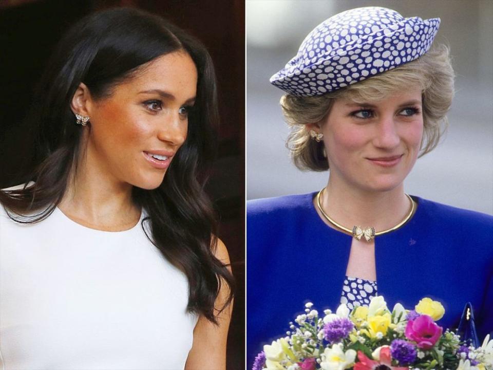 Meghan Markle and Princess Diana