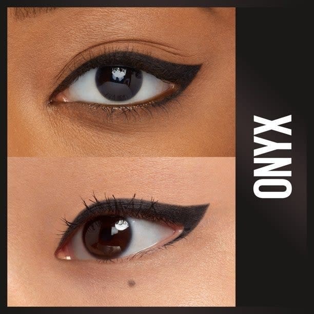 models wearing black eyeliner