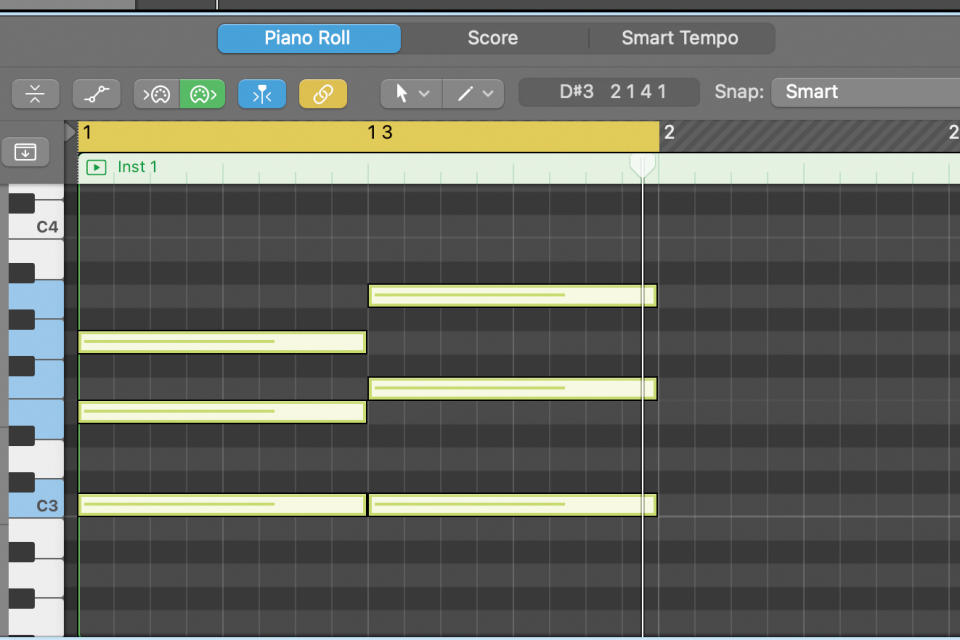 Logic Pro MIDI