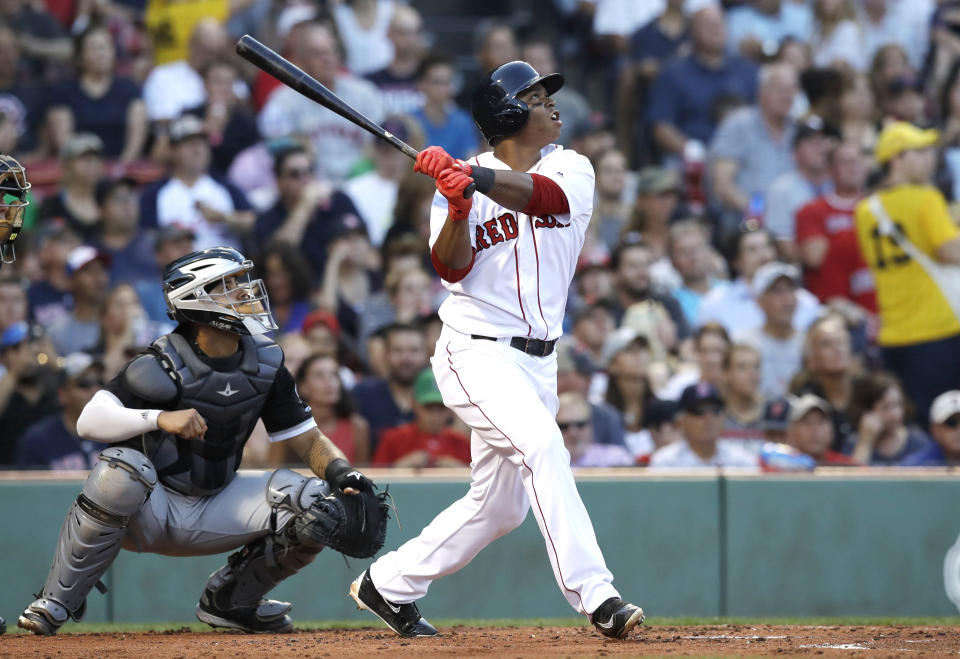 The Boston Red Sox finally found a third baseman. His name is Rafael Devers. (AP)