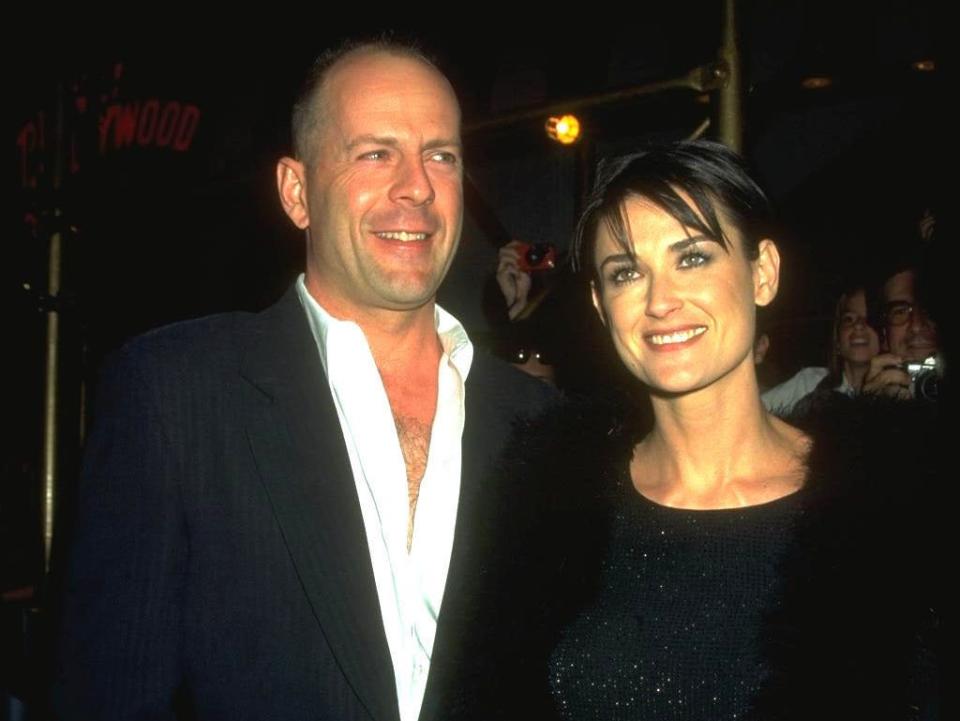 Bruce Willis and Demi Moore in 1999