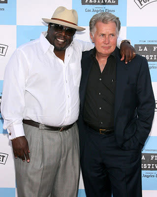 Cedric the Entertainer and Martin Sheen at the Los Angeles Film Festival premiere of Focus Features' Talk to Me