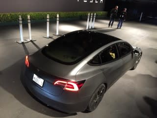 Tesla Model 3 design prototype - reveal event - March 2016