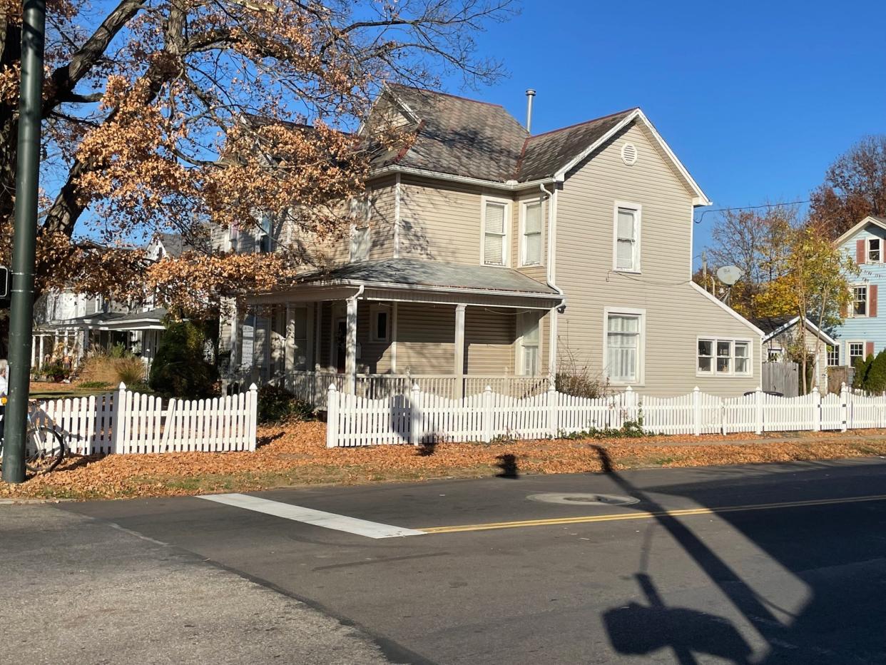 The Mott family home and several businesses were once located at 600 N. High St.