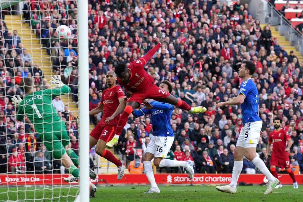 Liverpool striker Divock Origi produced another important Merseyside derby performance (Peter Byrne/PA) (PA Wire)