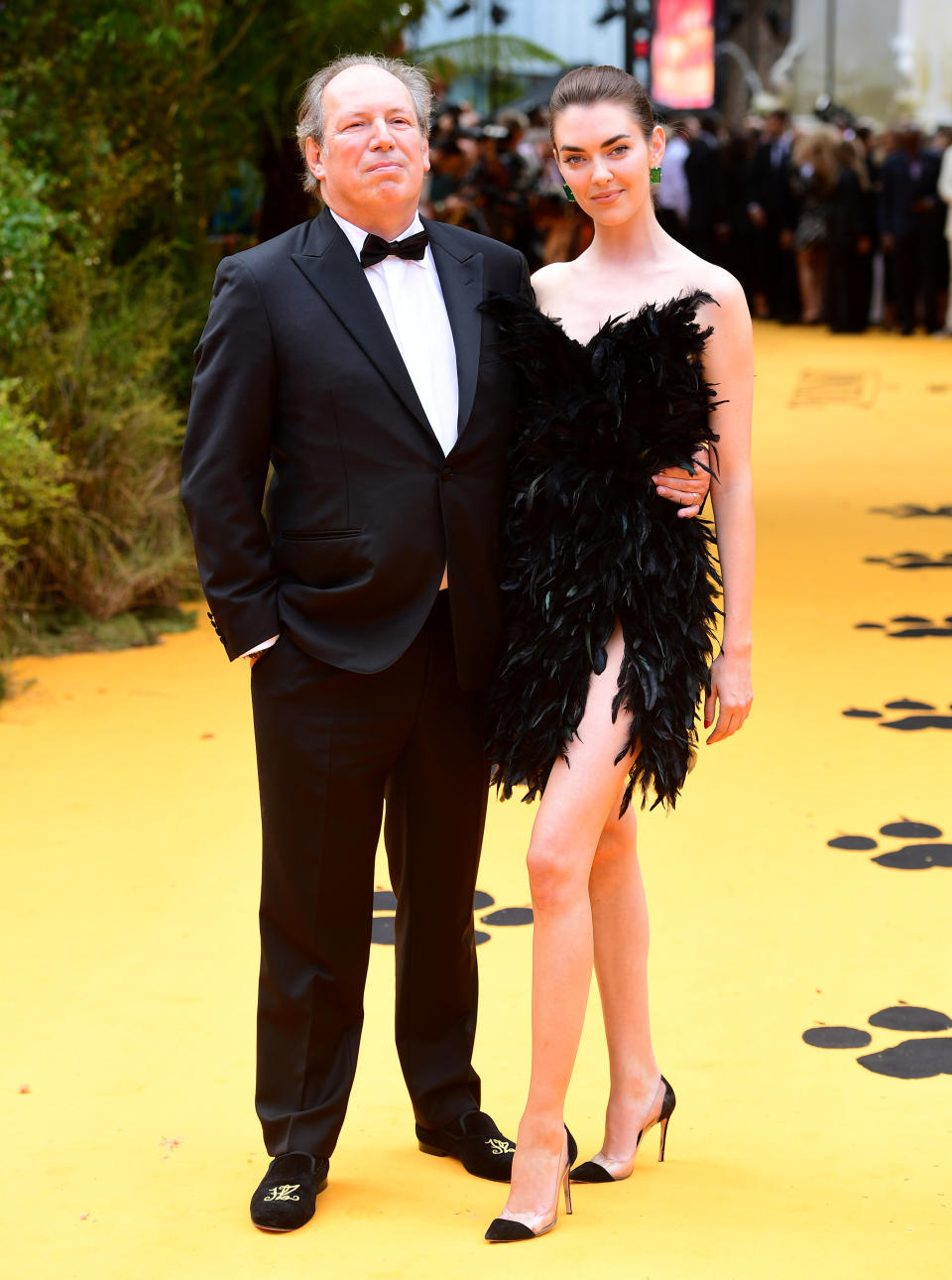 Hans Zimmer and Zoe Zimmer attending Disney's The Lion King European Premiere held in Leicester Square, London.