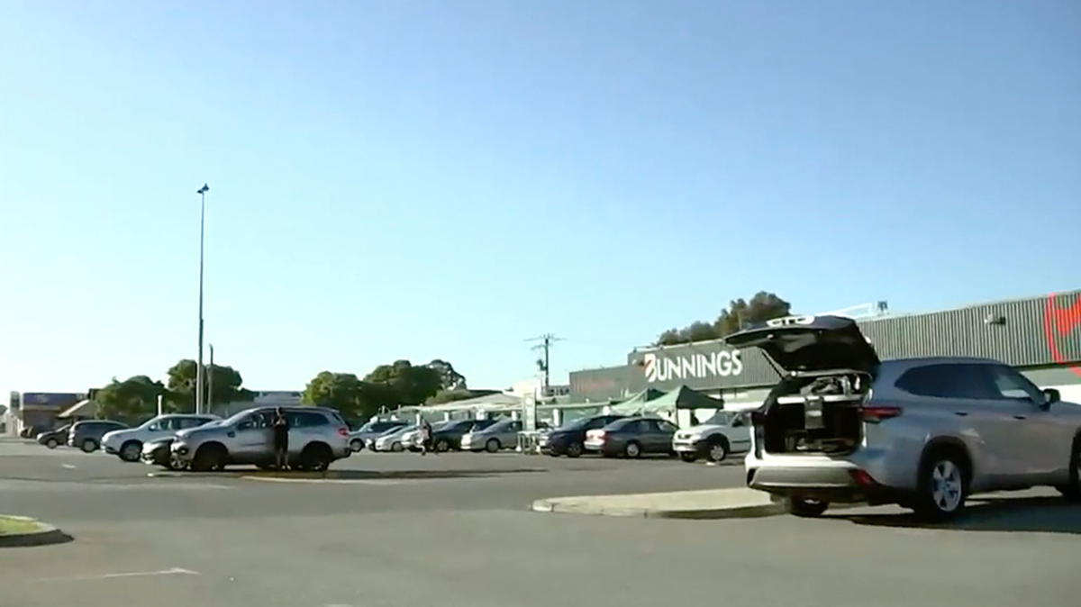 The incident occurred in a car park in Willetton in Perth, Australia (AP)