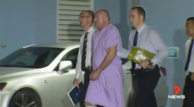 Murder accused Anthony O'Donohoe. Source: 7News