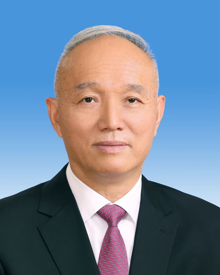 新任中共政治局常委－蔡奇。（圖／翻攝自新華網）